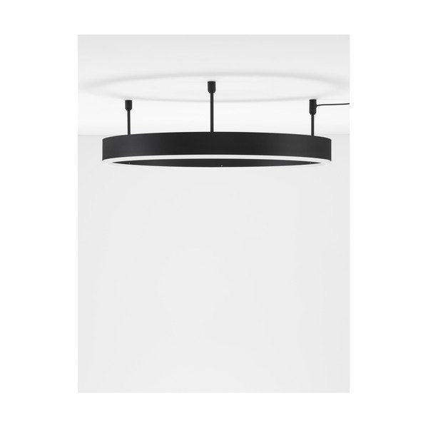 Aluminiowa lampa sufitowa LED ze ściemniaczem w kolorze matowej czerni Motif – Nova Luce-image-2