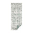Zielono-kremowy chodnik odpowiedni na zewnątrz NORTHRUGS Biri, 80x350 cm