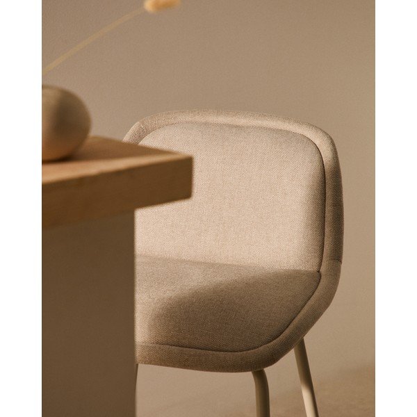 Beżowy hoker (wysokość siedziska 65 cm) Aimin – Kave Home-image-2