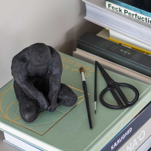 Figurka z żywicy polimerowej (wysokość 15 cm) Meditating Man – Mette Ditmer Denmark-image-3