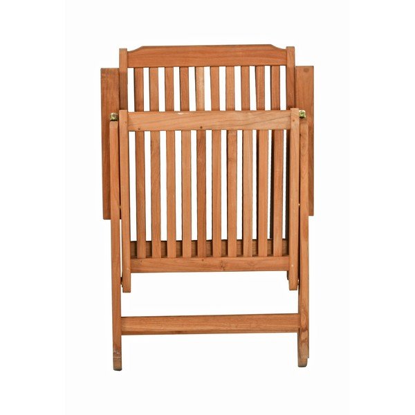 Brązowy drewniany fotel ogrodowy Solo – Garden Pleasure-image-3