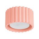 Brzoskwiniowa metalowa lampa punktowa ø 10 cm Zora – Sollux