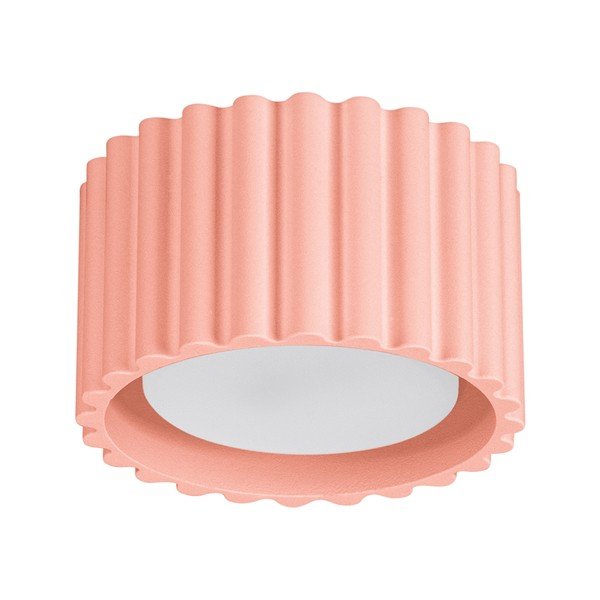 Brzoskwiniowa metalowa lampa punktowa ø 10 cm Zora – Sollux