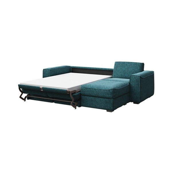 Turkusowoniebieska sofa rozkładana z wielofunkcyjnym szezlongiem MESONICA Munro, dł. 288 cm-image-3