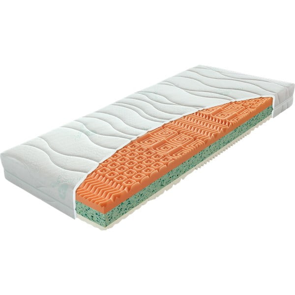 Twardy/średnio twardy piankowy materac dwustronny 120x200 cm Rena – Materasso-image-2