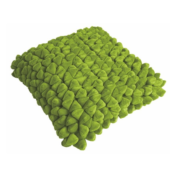 Zielona poduszka ZicZac Pebble, 45x45 cm