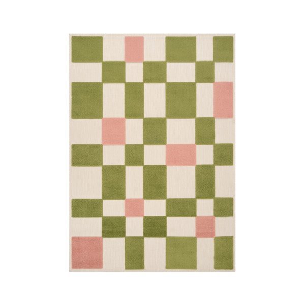 Zielony/różowy chodnik odpowiedni na zewnątrz 80x150 cm Valma – Jotex