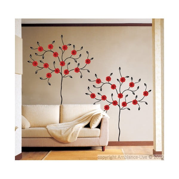 Naklejka Fanastick Red Gerbera Tree-image-1