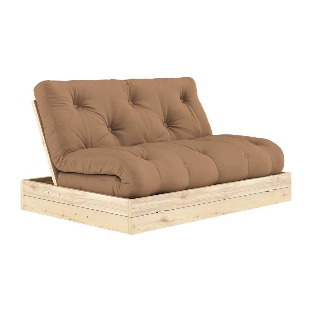 Brązowa rozkładana sofa 145 cm Flip – Karup Design (zdjęcie 10)