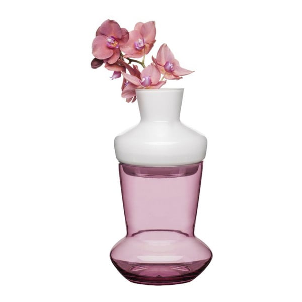 Różowy dwuczęściowy wazon Sagaform Duo