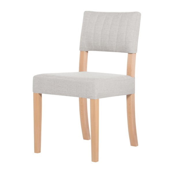 Kremowe krzesło z brązowymi nogami Ted Lapidus Maison Néroli