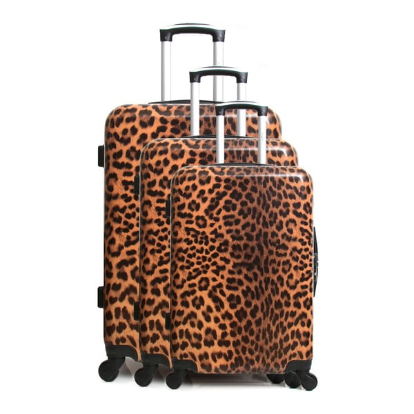 Zestaw 3 walizek podróżnych na kółkach INFINITIF Lubeck
