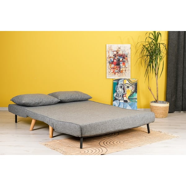 Szara rozkładana sofa 120 cm Folde – Artie-image-3