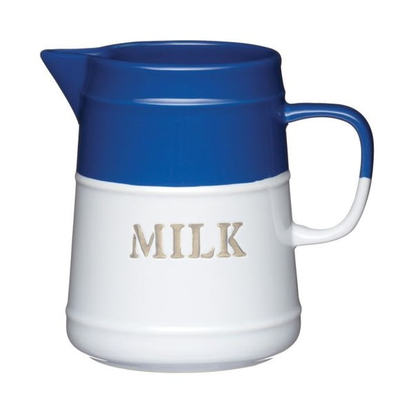 Niebiesko-biały dzbanek do mleka, 500 ml