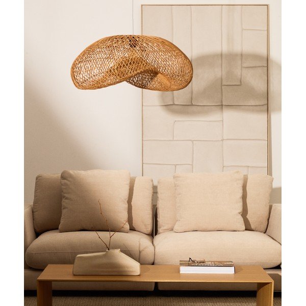 Rattanowy abażur w naturalnym kolorze 58x85 cm Isora – Kave Home-image-1