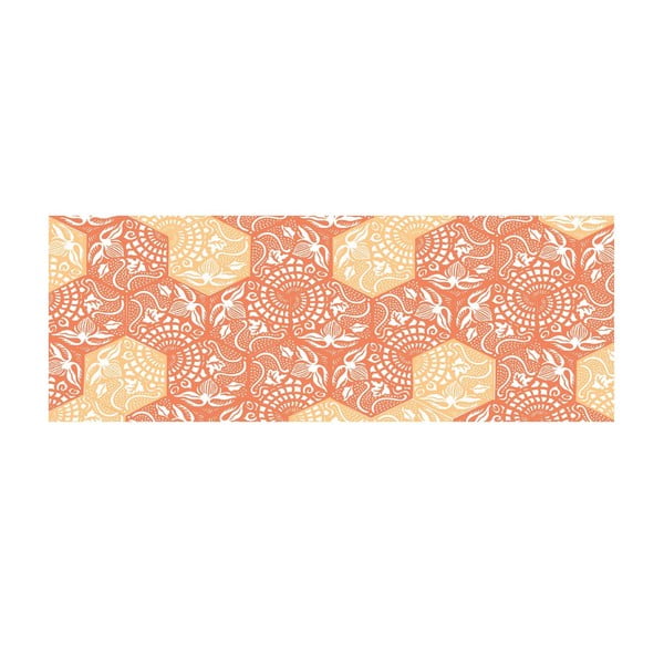 Winylowy dywan Cocina Paseo Naranja, 50x120 cm