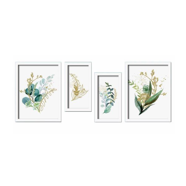 Plakaty zestaw 4 szt. 33x43 cm – Wallity