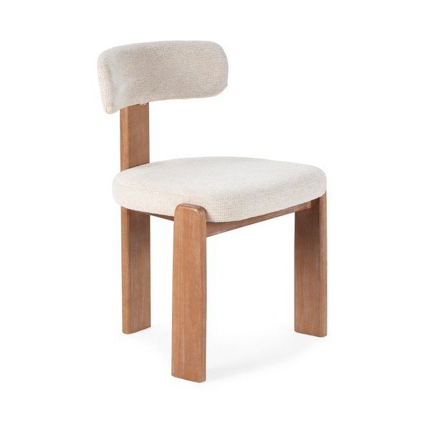 Kremowe tapicerowane krzesła zestaw 2 szt. Nadia – MOME-image-2