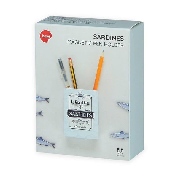 Metalowy kubek na długopisy Sardines – Balvi-image-3