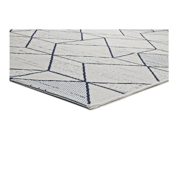 Kremowo-niebieski dywan odpowiedni na zewnątrz Universal Elba Geo, 140x200 cm-image-1
