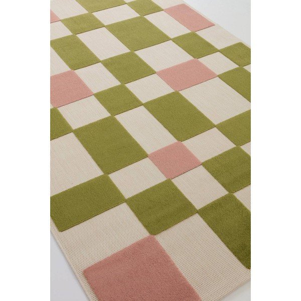 Zielony/różowy chodnik odpowiedni na zewnątrz 80x150 cm Valma – Jotex-image-4