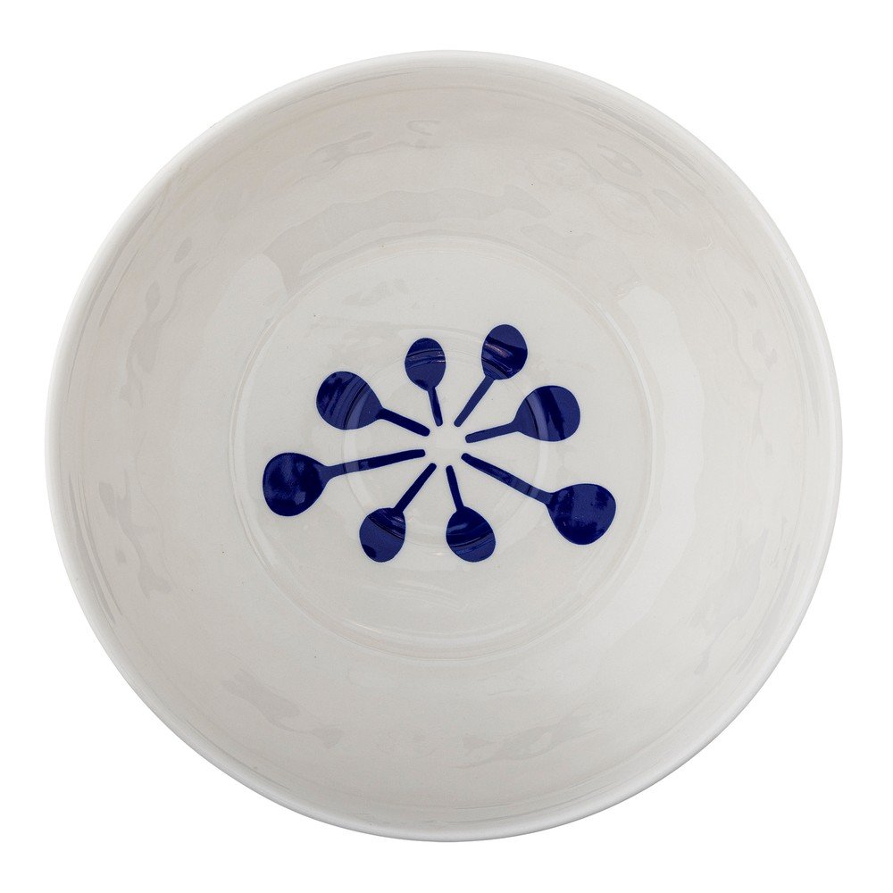 Biało-niebieska ceramiczna misa ø 28 cm Linora – Bloomingville (zdjęcie 3)