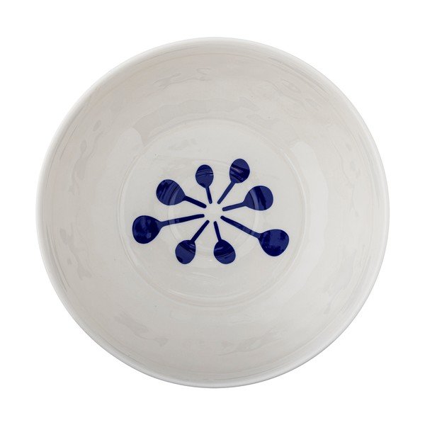 Biała/niebieska ceramiczna misa ø 28 cm Linora – Bloomingville-image-2