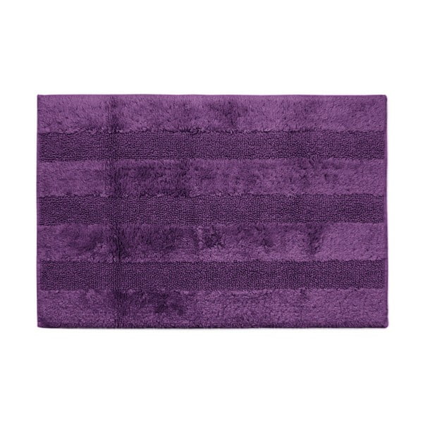Ciemnofioletowy dywanik łazienkowy Jalouse Maison Tapis De Bain Violet, 70x120 cm