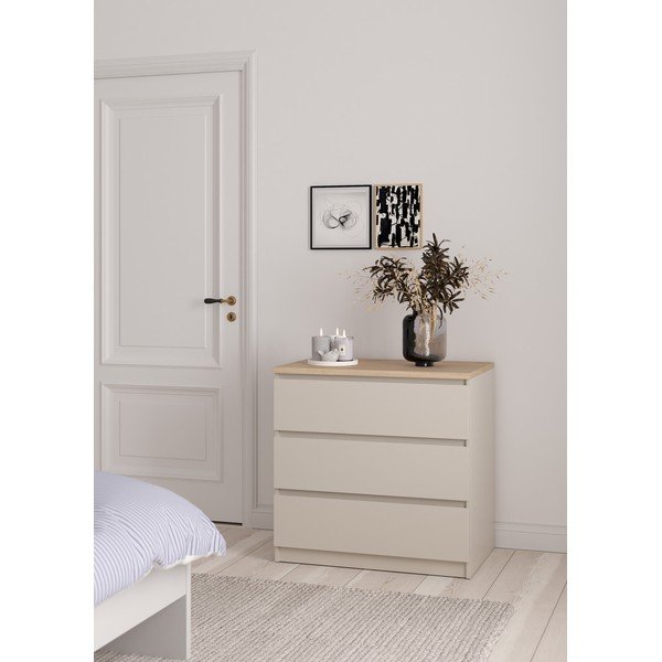 Kremowa komoda 77x76x50 cm Naia – Tvilum-image-1