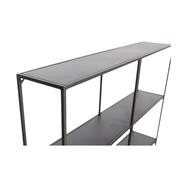 Czarna wielopoziomowa metalowa półka Meert – WOOOD-image-3