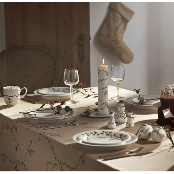 Świeca ze świątecznym motywem czas palenia 56 h Hammershøi Christmas 2025 – Kähler Design-image-1