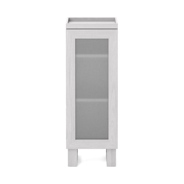 Białą szafka łazienkowa z drewna dębowego Wireworks Mezza-image-2