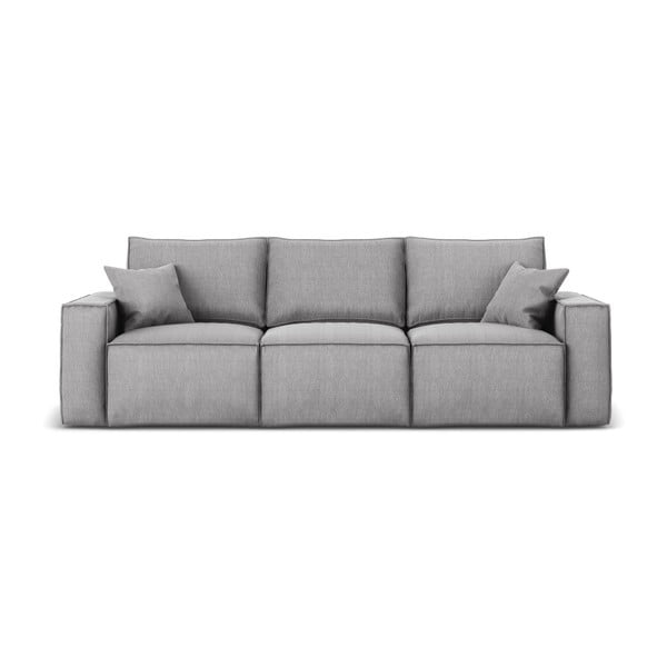 Szara sofa Cosmopolitan Design Miami, 245 cm