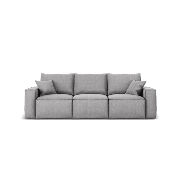 Szara sofa Cosmopolitan Design Miami, 245 cm