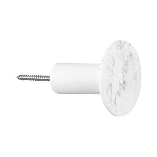 Zestaw 4 białych haczyków PT LIVING Marble-image-4