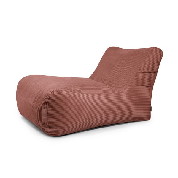 Ceglasty sztruksowy worek do siedzenia Lounge 100 – SLOWDOWN