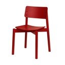 Czerwone krzesło sztaplowane Wem – noo.ma