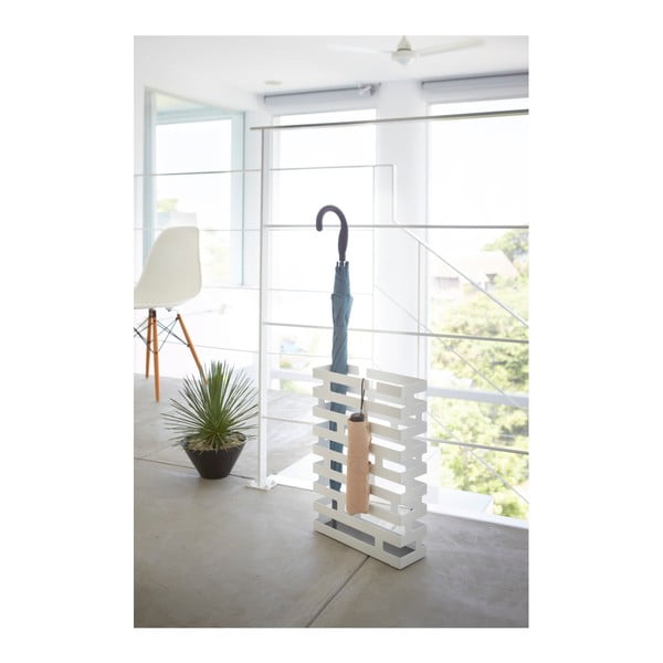 Biały parasolnik YAMAZAKI Brick, szer. 30 cm-image-1