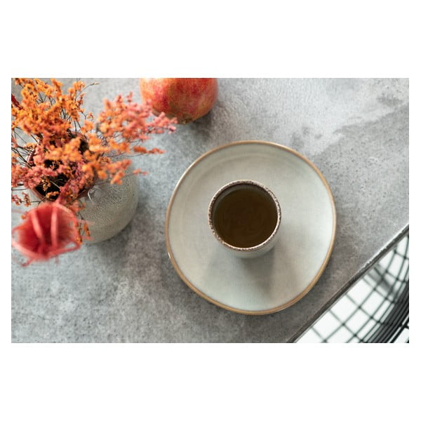 Turkusowo-brązowy kamionkowy kubek Villeroy & Boch Like Lave, 400 ml-image-1