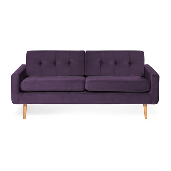 Fioletowa sofa Vivonita Ina Trend, 184 cm