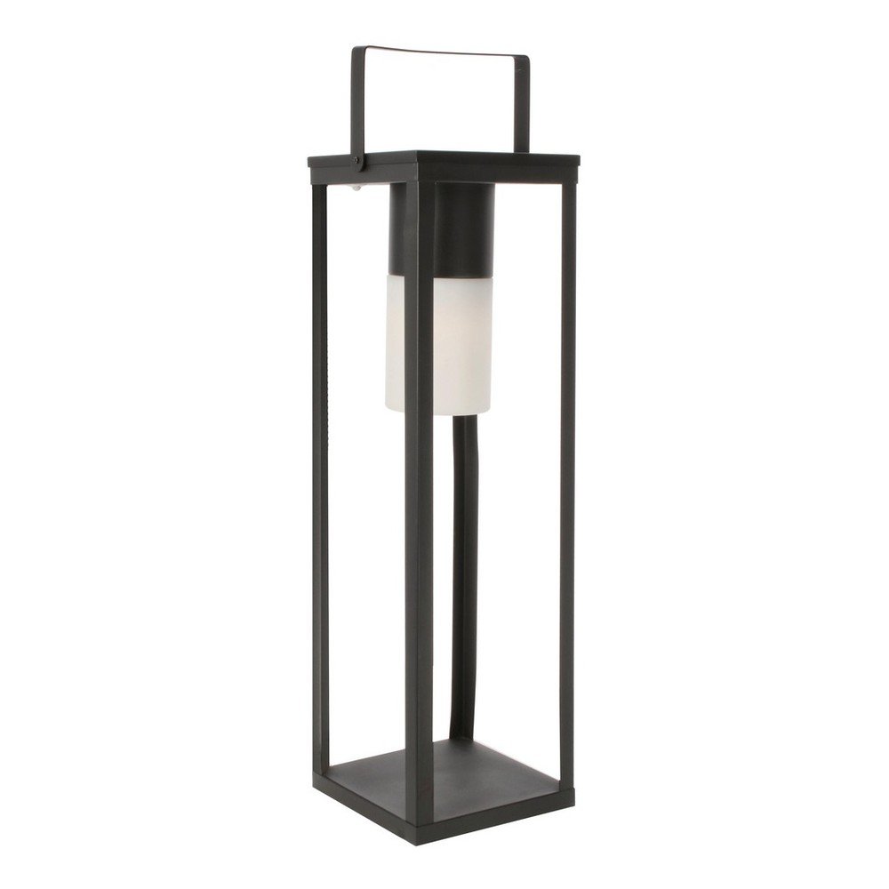 Czarny solarny lampion LED na USB (wysokość 75 cm) Solar – Bizzotto
