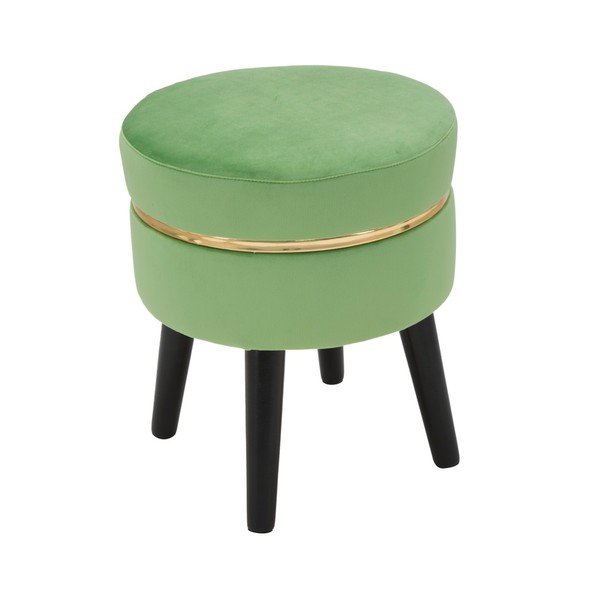 Zielony stołek tapicerowany Mauro Ferretti Paris-image-2