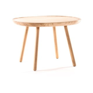 Naturalny stolik z litego drewna EMKO Naïve, ø 64 cm
