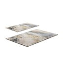 Szaro-beżowe dywaniki łazienkowe zestaw 2 szt. 60x100 cm – Foutastic