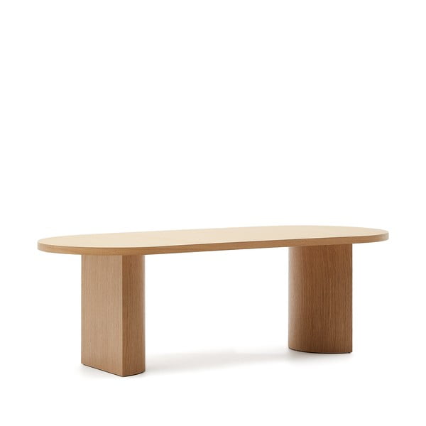 Stół w dekorze dębu 100x240 cm Nealy – Kave Home-image-3