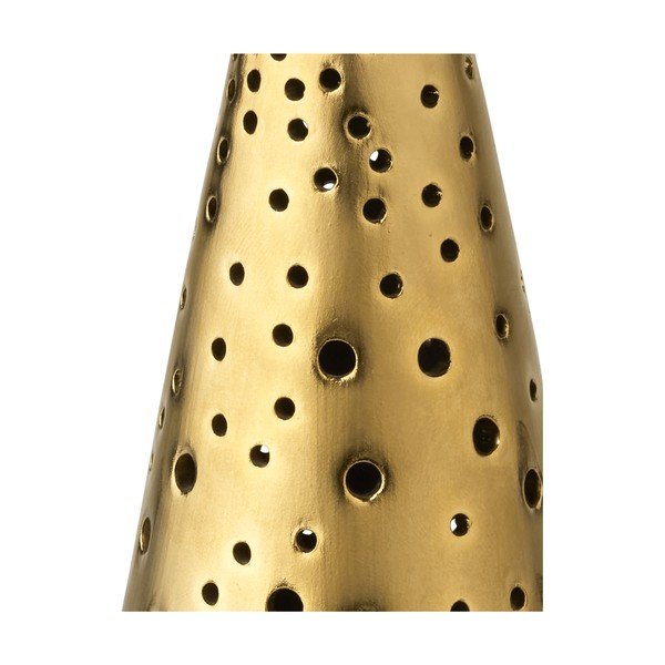 Porcelanowy świecznik w kolorze złota Kähler Design Nobili, wys. 25,5 cm-image-1