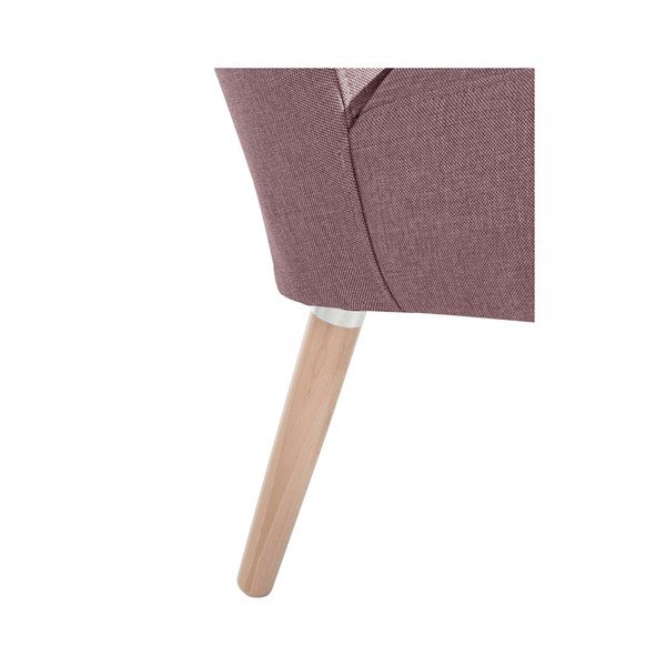Jasnoróżowy fotel Max Winzer Neele Duro Aubergine-image-3