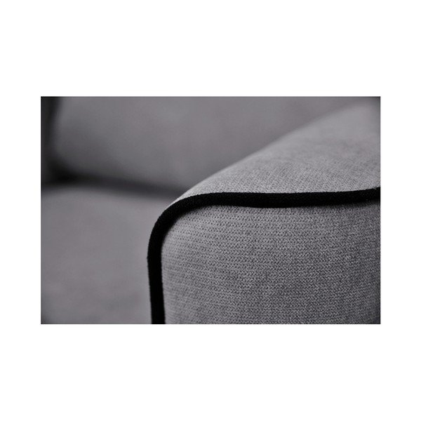 Szary fotel z ciemnymi nogami Mazzini Sofas Wasp-image-4