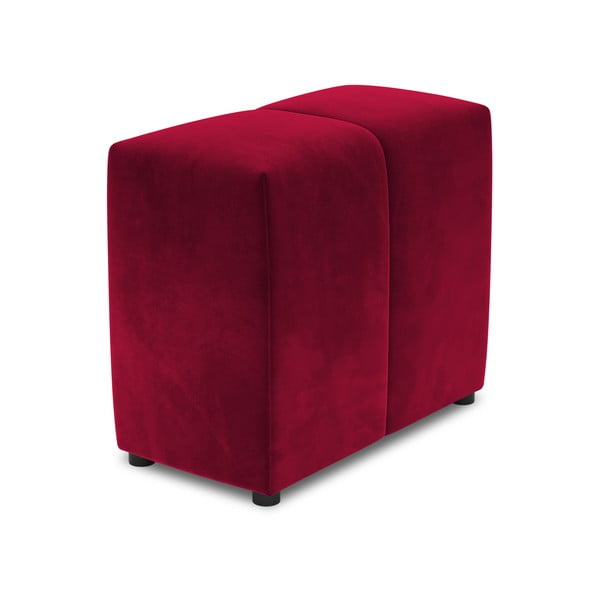 Czerwone aksamitne oparcie do sofy modułowej Rome Velvet – Cosmopolitan Design