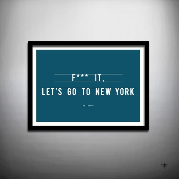 Plakat Let's Go to New York